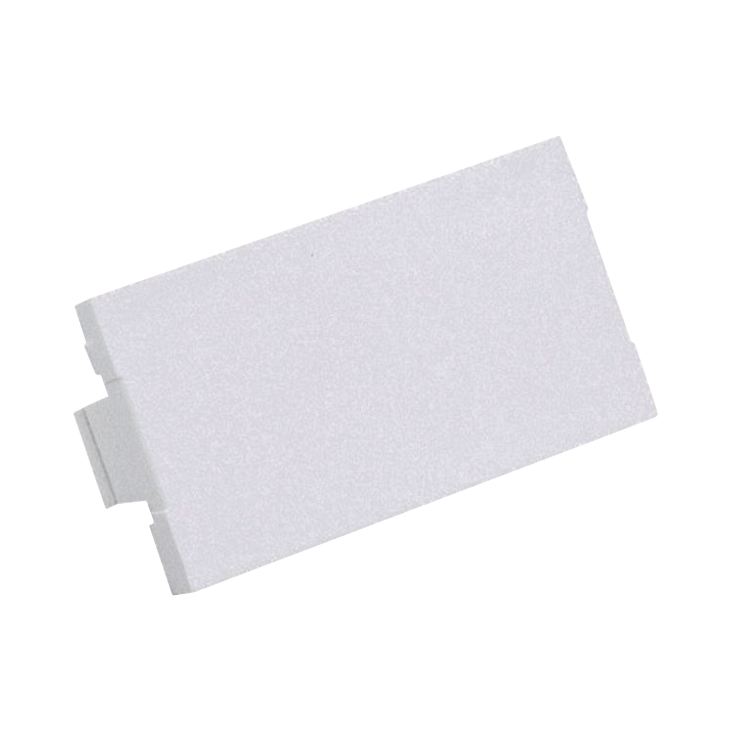 M�dulo de Tapa Ciega (Inserto Ciego), de 1/3, Color Blanco Mate, 1 Pieza
