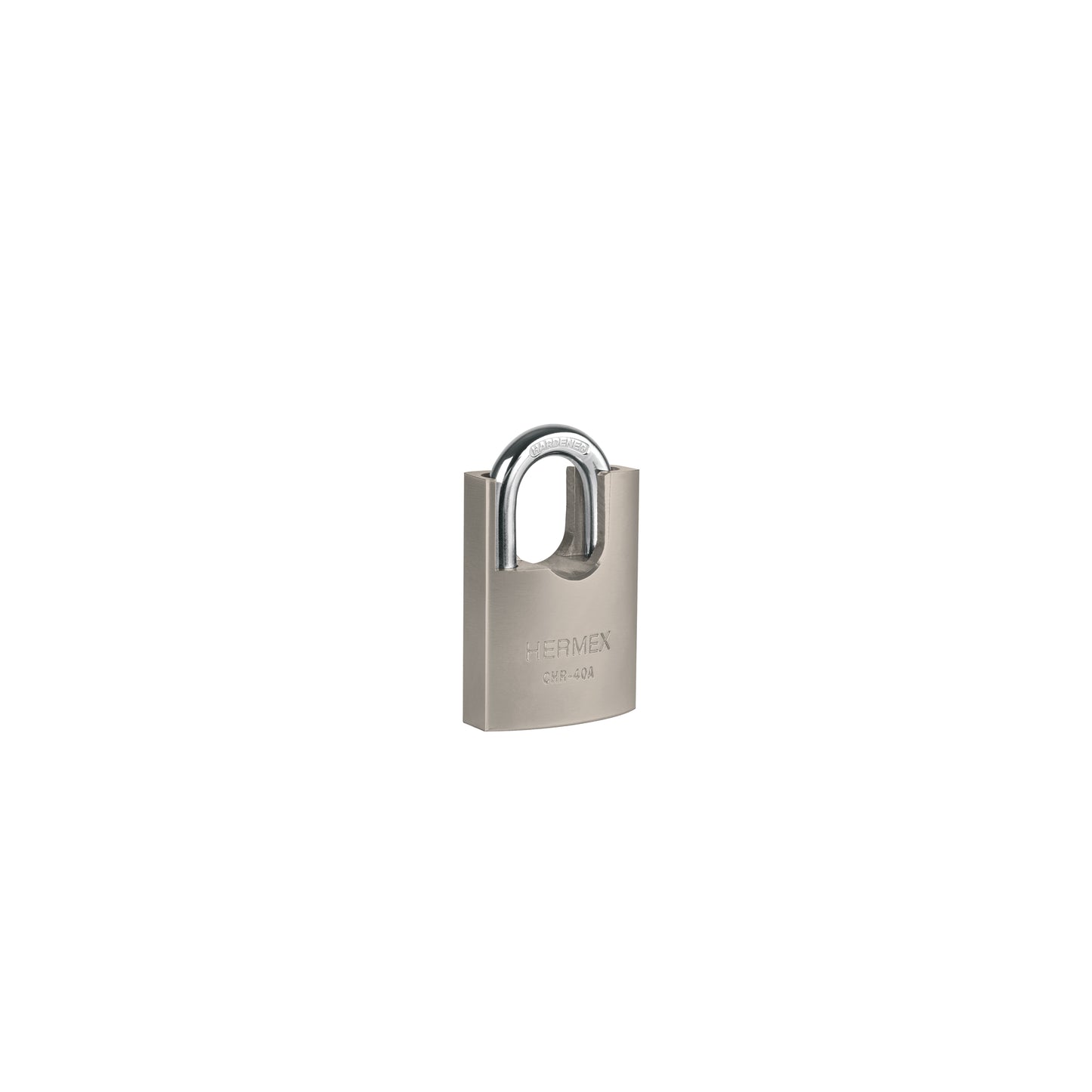 Candado de hierro 40 mm con coraza, llave anti-ganzúa