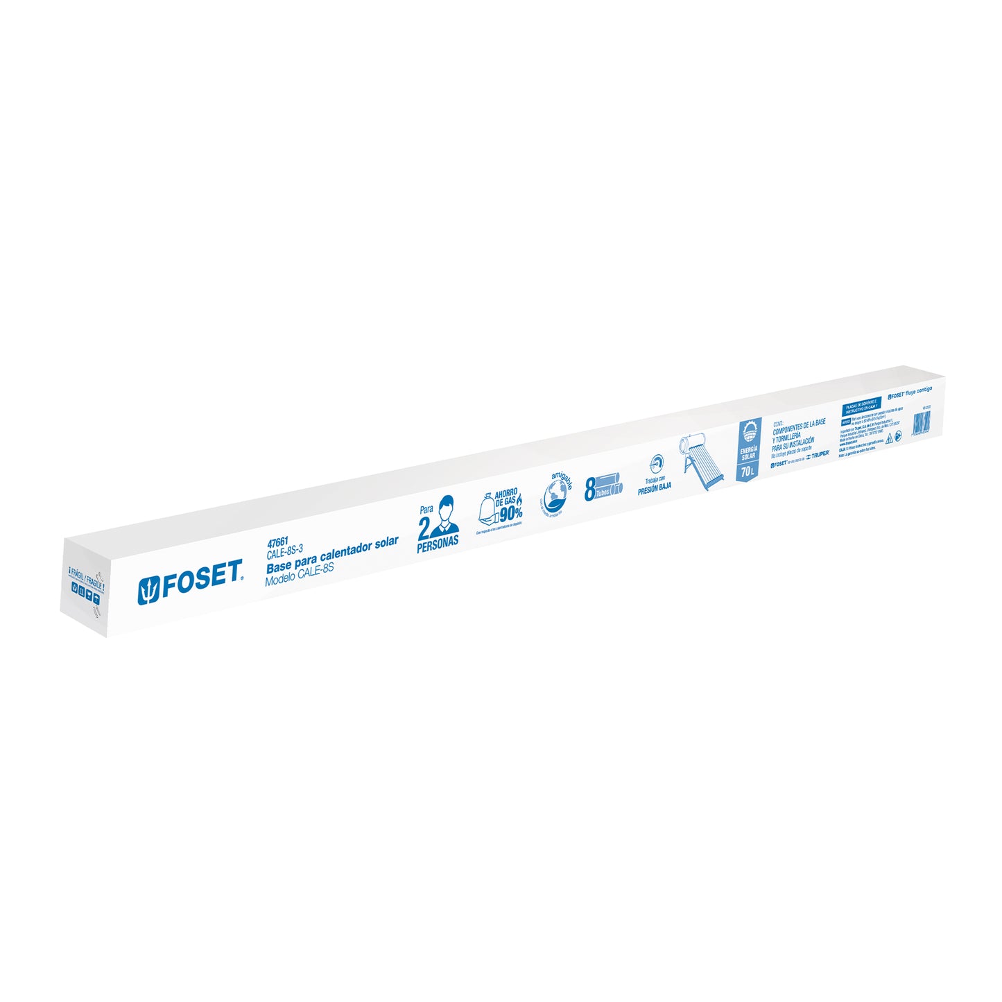 Caja de empaque de repuesto para base CALE-8S, Foset