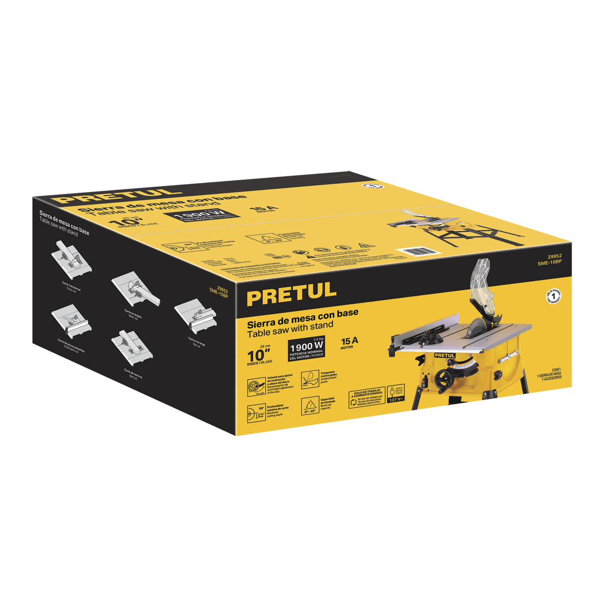 Caja de empaque de repuesto para SME-10BP, PRETUL