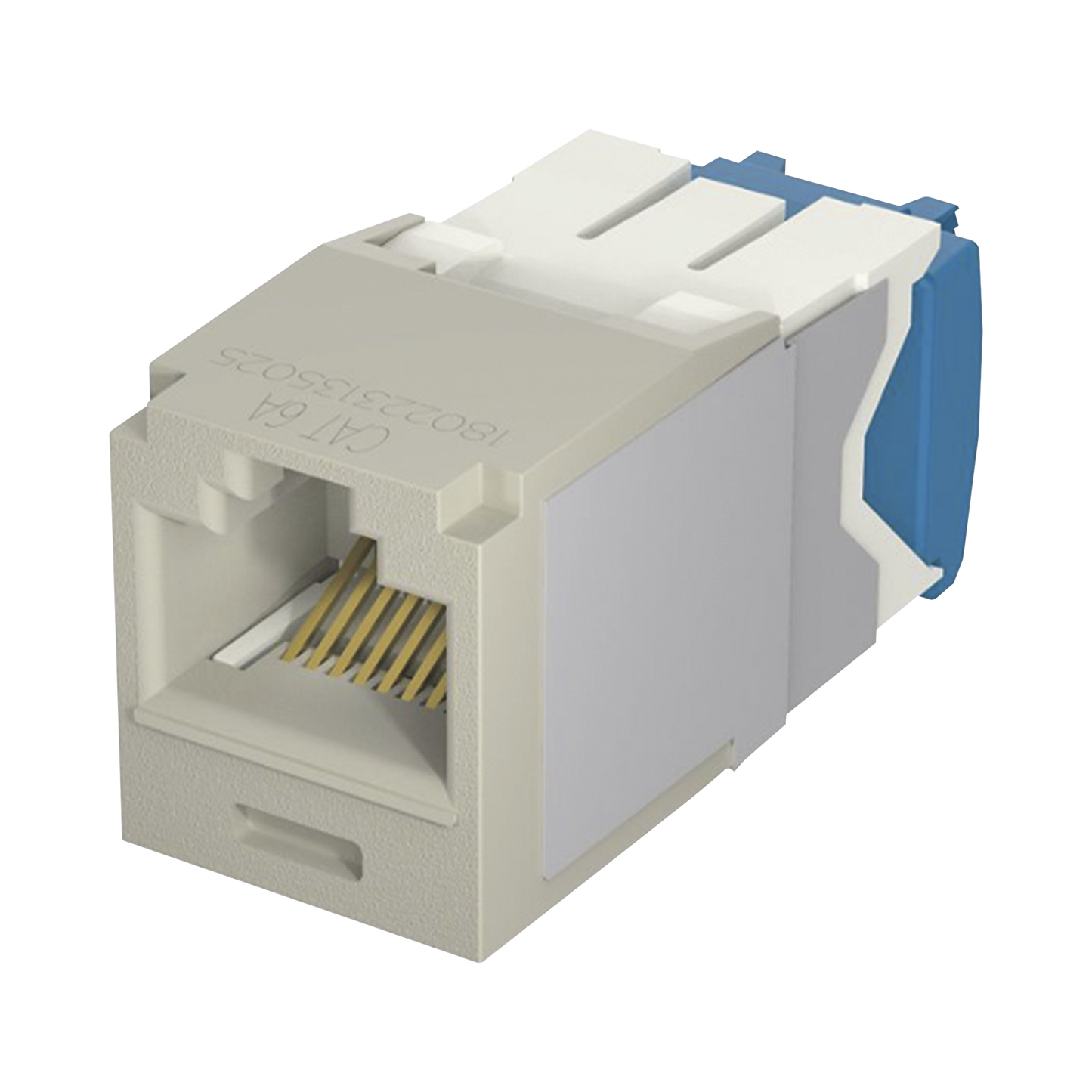 Conector Jack RJ45 Estilo TG, Mini-Com, Categor�a 6A, de 8 Posiciones y 8 Cables, Color Gris