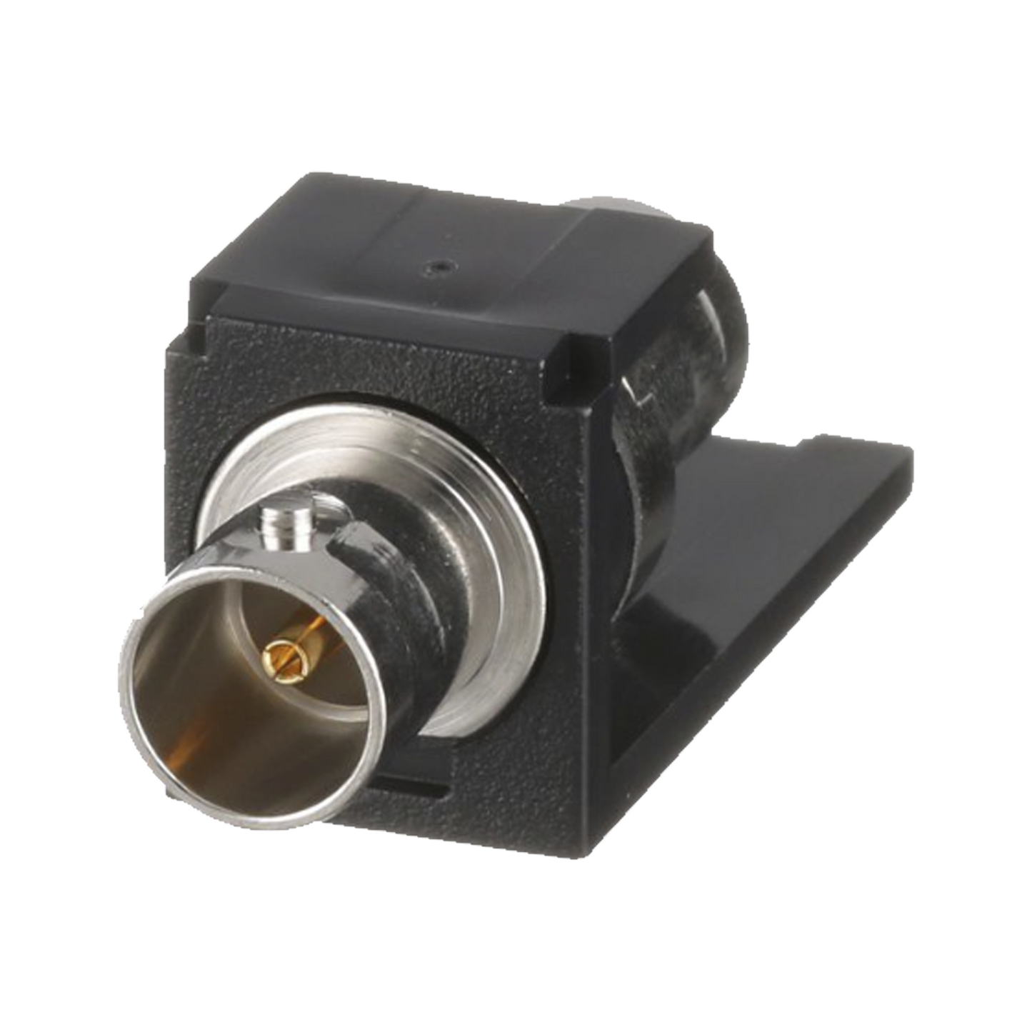M�dulo Acoplador Coaxial Tipo BNC, Mini-Com, de 75 Ohms, Color Negro