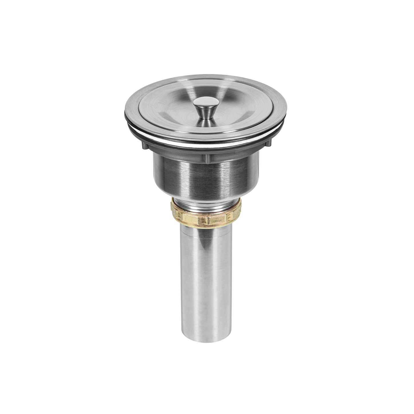 Contracanasta 3-1/2' inox, cuerpo profundo,con tapa, Riviera