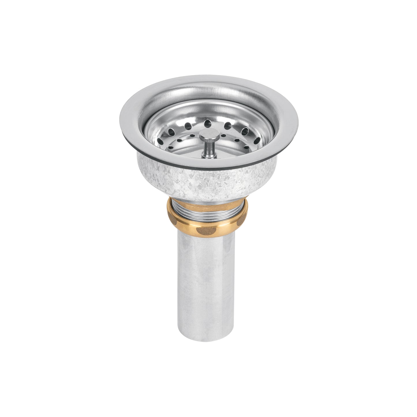 Contracanasta 3-1/2' inox, instalafácil, tubo inox, Foset