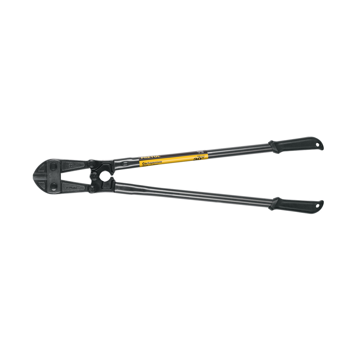Cortapernos 30', mango tubular, PRETUL