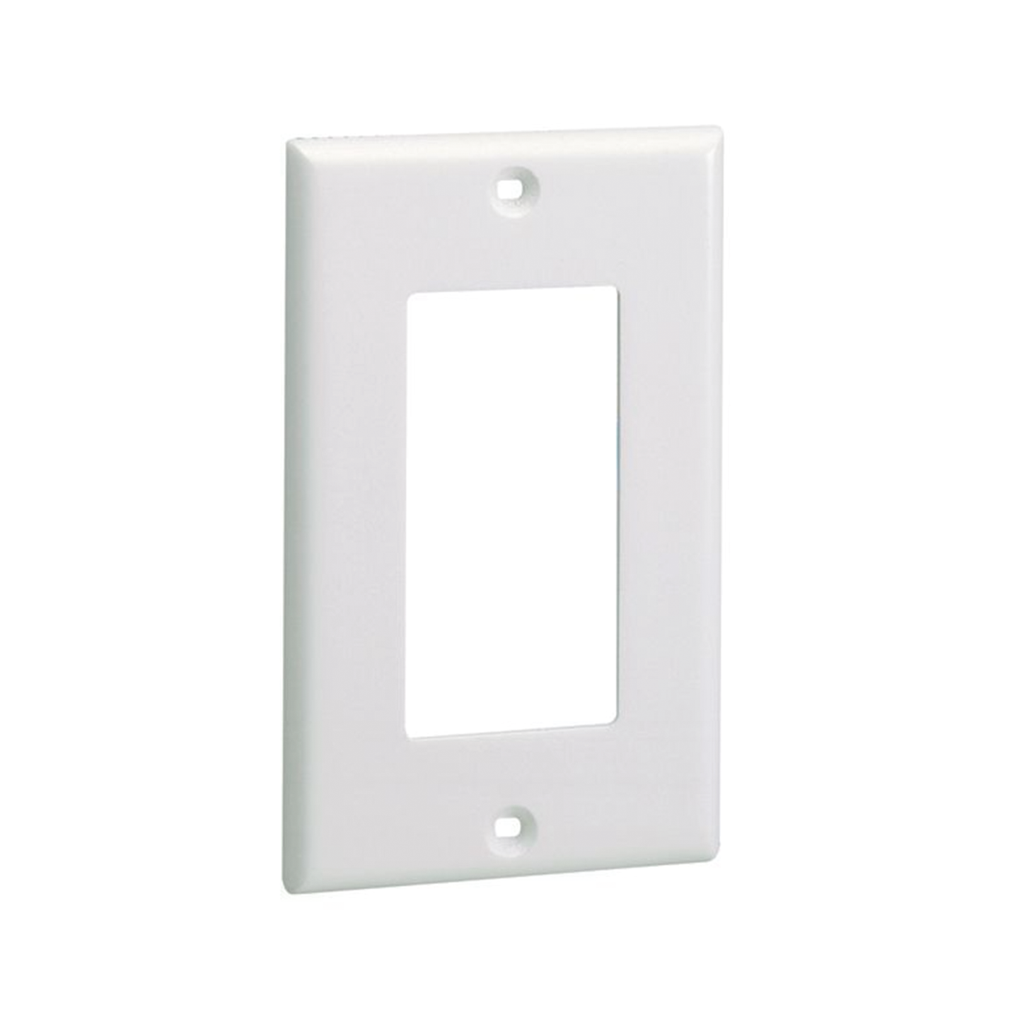 Placa de Pared Frontal Est�ndar GFCI, Material ABS, Color Blanco