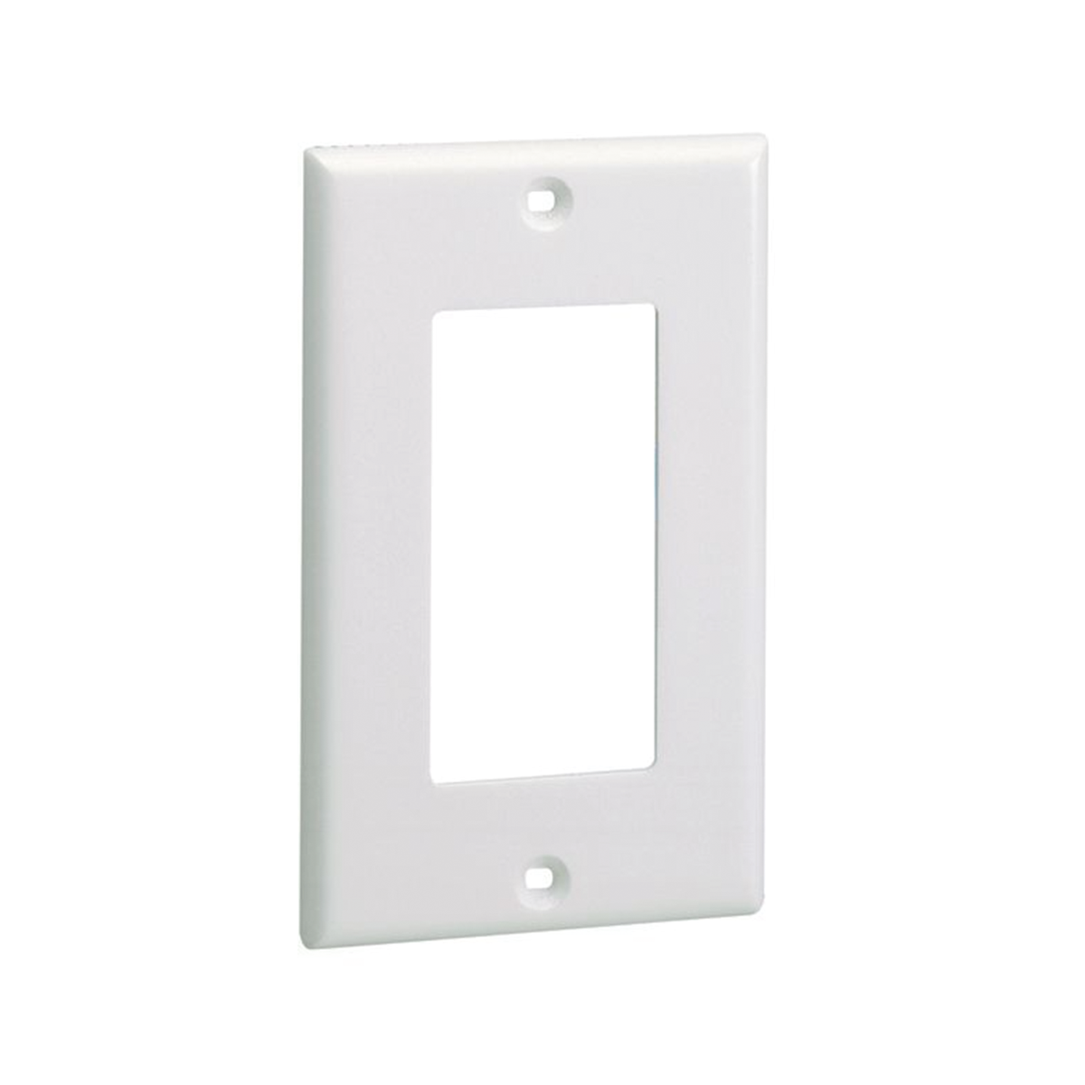 Placa de Pared Frontal Est�ndar GFCI, Material ABS, Color Blanco