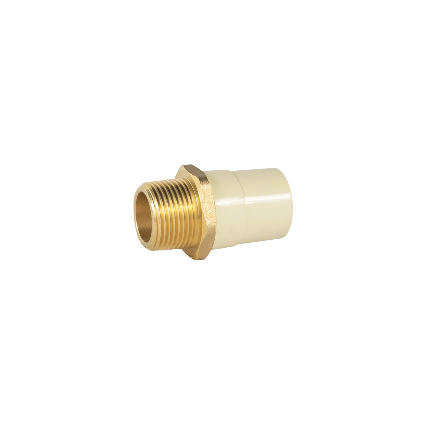 Adaptador macho de CPVC 1' con inserto de latón, FOSET
