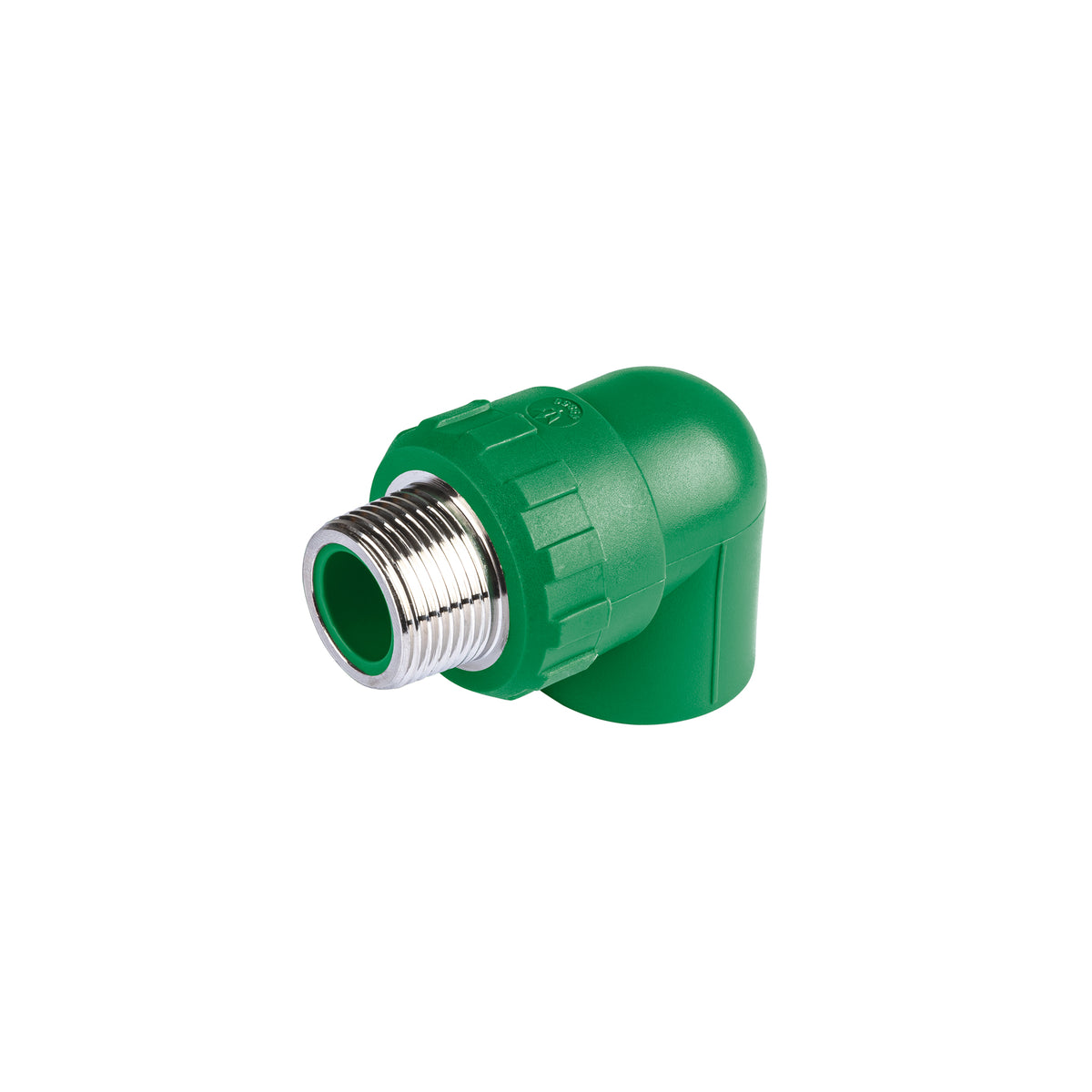Codo 90° PPR, 3/4', rosca macho con inserto metálico, Foset