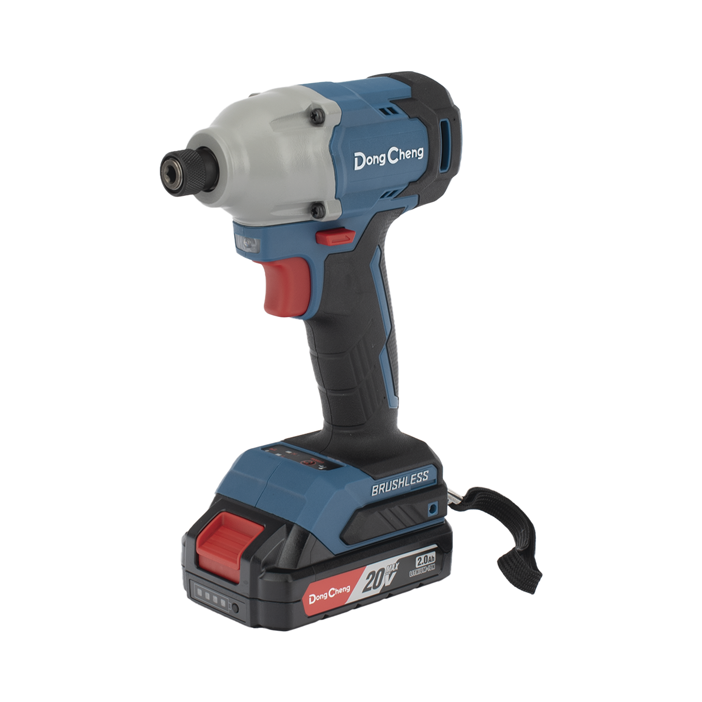 Atornillador de Impacto Inal�mbrico 20V / Motor Brushless / Portabrocas Hexagonal 1/4 in / 90-180 Nm Torque / Bater�a 2.0Ah con Malet�n