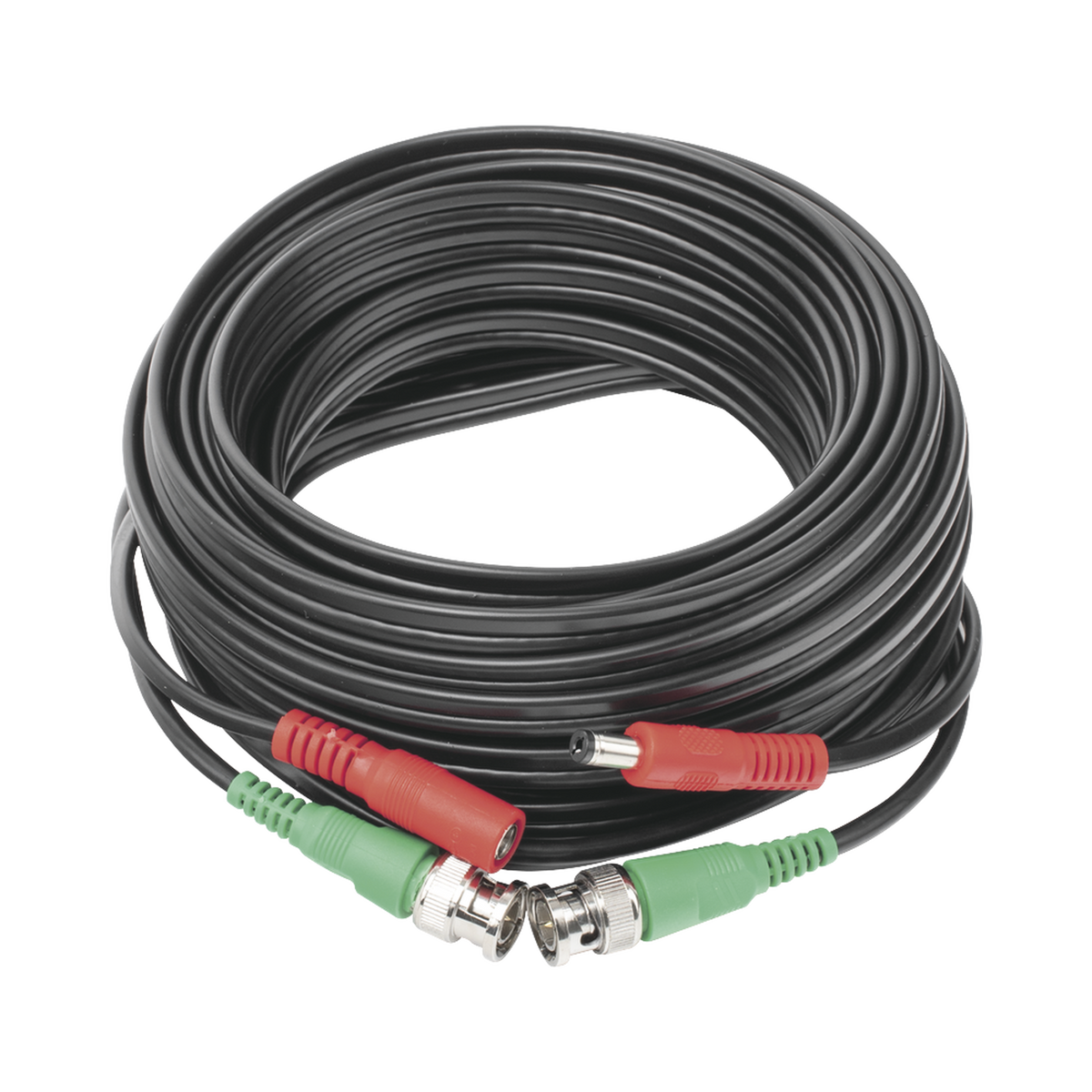 Cable Coaxial (BNC RG59) + Alimentaci�n / SIAMES / 10 Metros (32.81 Pies) / Aleaci�n Cobre + Aluminio CCA / Para C�maras 4K / Uso Interior y Exterior