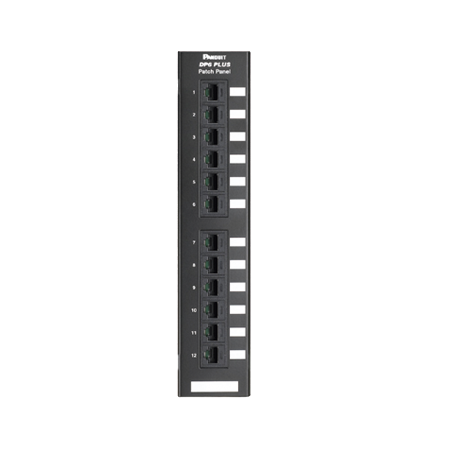 Panel de Parcheo de Impacto 110, Categor�a 6, Montaje en Pared Usando Accesorio Wb89d, de 12 Puertos