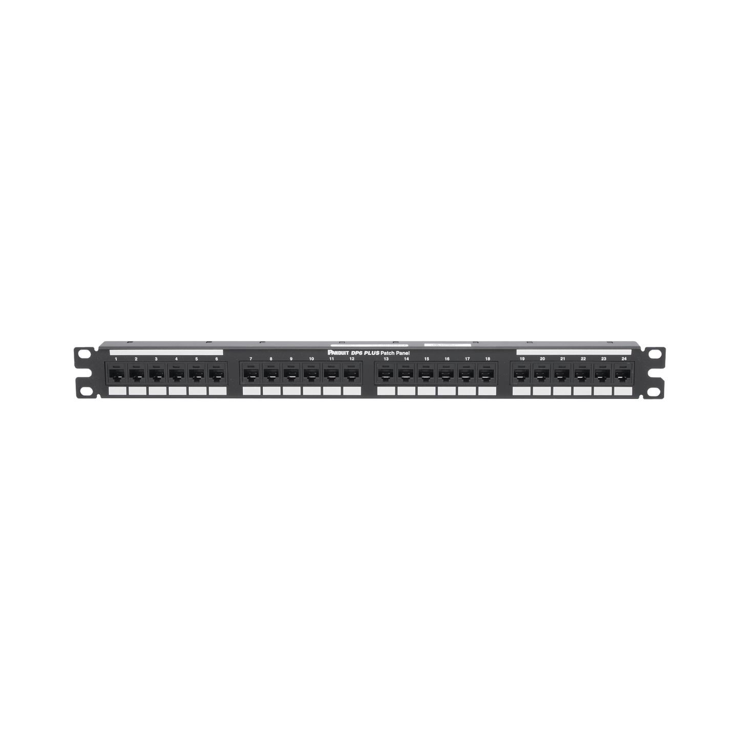 Panel de Parcheo de Impacto (110), Plano, Categor�a 6, de 24 Puertos, 1UR