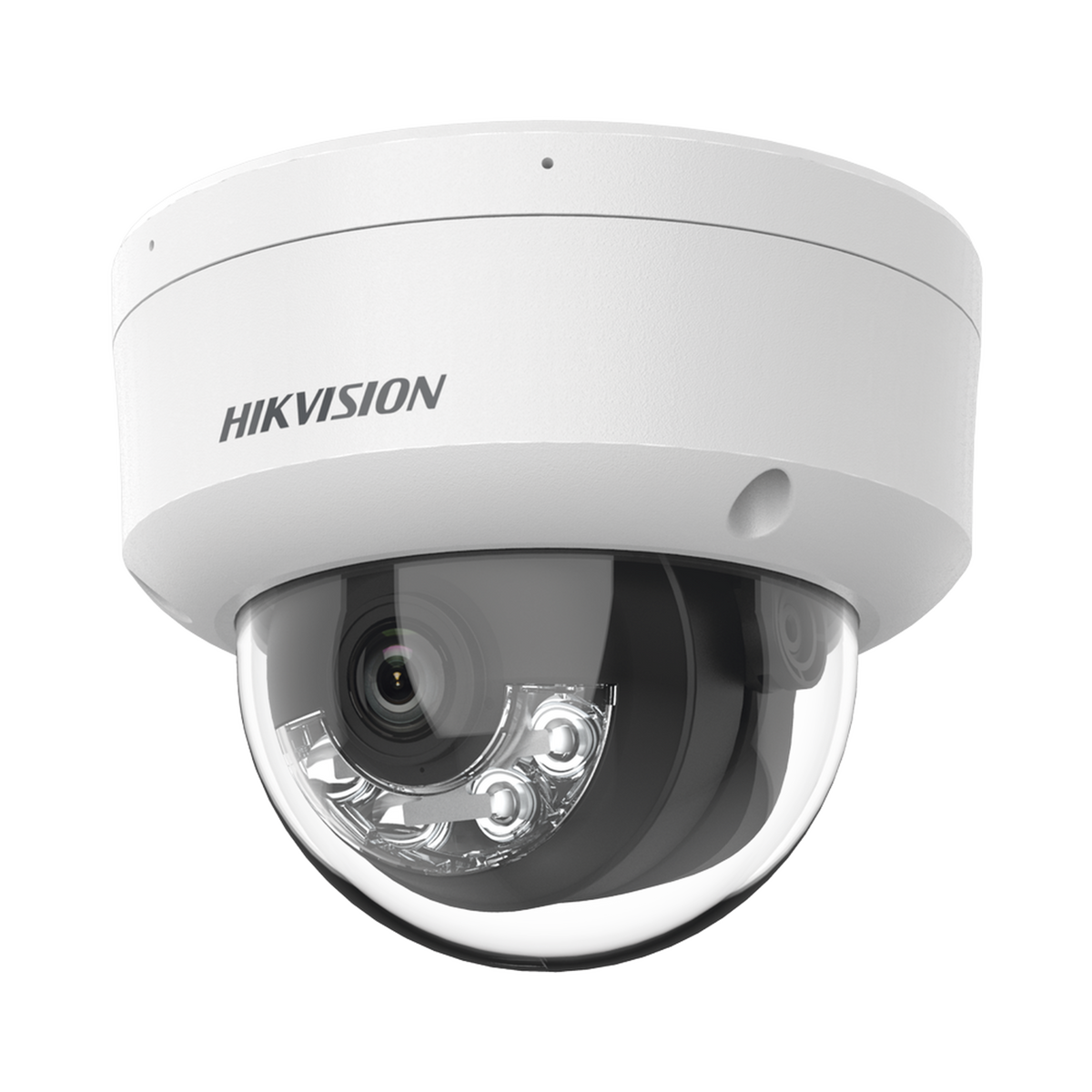 Domo IP 4 Megapixel / Lente 2.8 mm / Dual Light (30 mts IR + 30 mts Luz Blanca) / Micr�fono Integrado / Antivand�lico IK08 / Motion Detection 2.0 / Exterior IP67 / H.265 / PoE / ONVIF / Micro SD