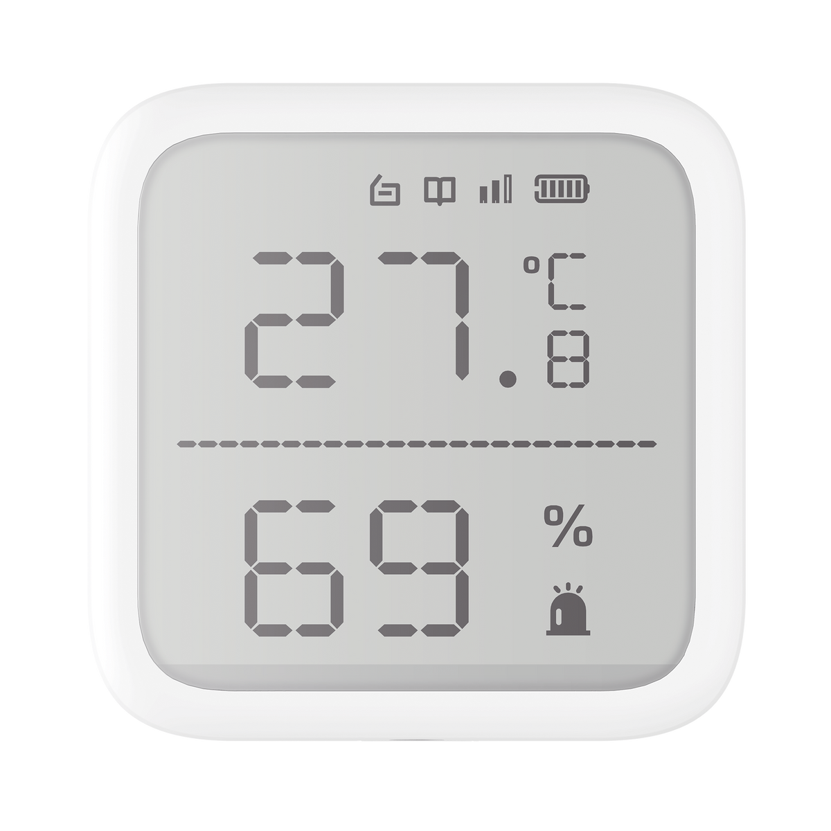 (AX PRO) Detector de Temperatura y Detector de Humedad Inalámbrico / 2.7" de Tamaño / Uso en Interior / Rango de Detección desde -35°C hasta 99°C