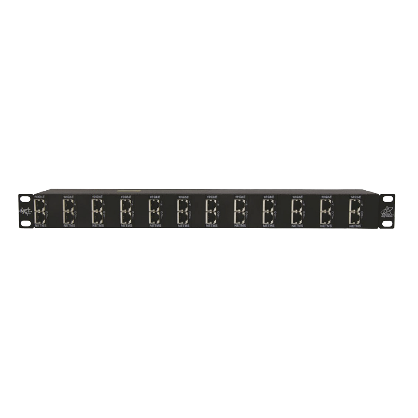 Protector Rack 12 Puertos / RJ45 / 10 GbE / PoE y PoE+ / CAT5e CAT6 CAT6A
