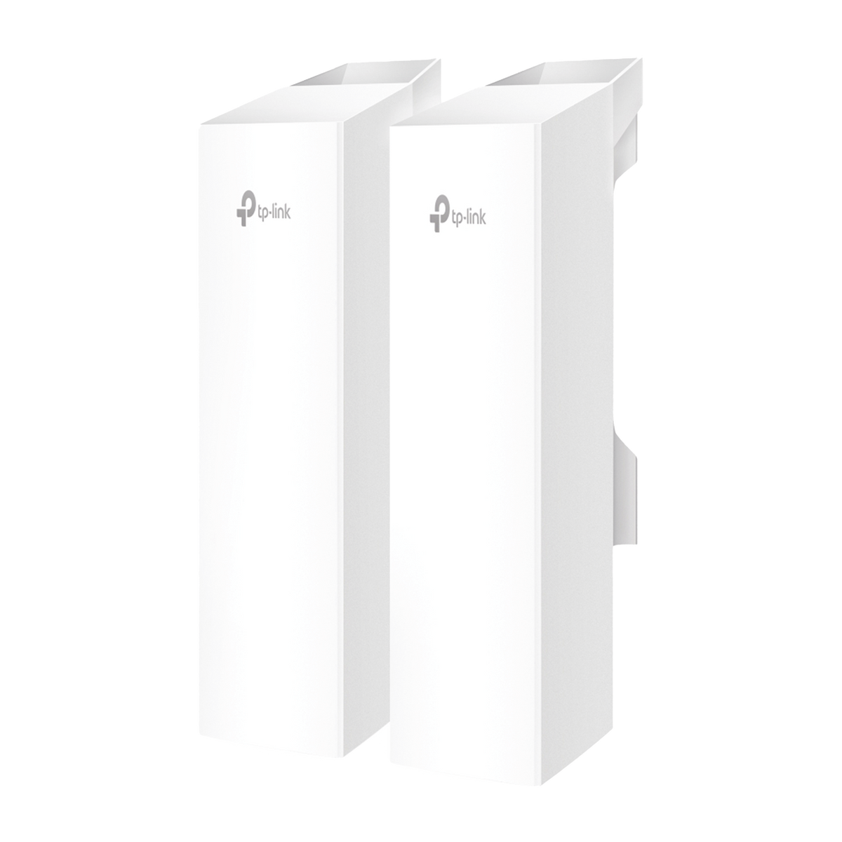 KIT de Enalce Inalámbrico Omada para Exterior / Frecuencia de 5GHz / Emparejamiento Automático / 3 puertos Gigabit / PoE Pasivo 24 Vcc o 802.3 PoEaf / Antena Direccional de 7 dBi MIMO 2x2 / Adminsitración Remota Mediante Omada