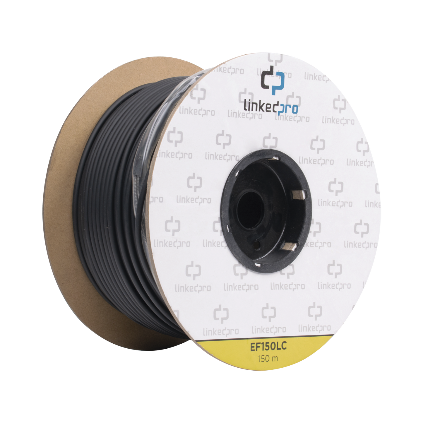 Carrete de Fibra �ptica Monomodo con Conectores LC-LC Duplex, Reforzada con Kevlar, de 150 Metros (492.13 Pies), Para Instalaciones Subterr�neas por Tuber�a