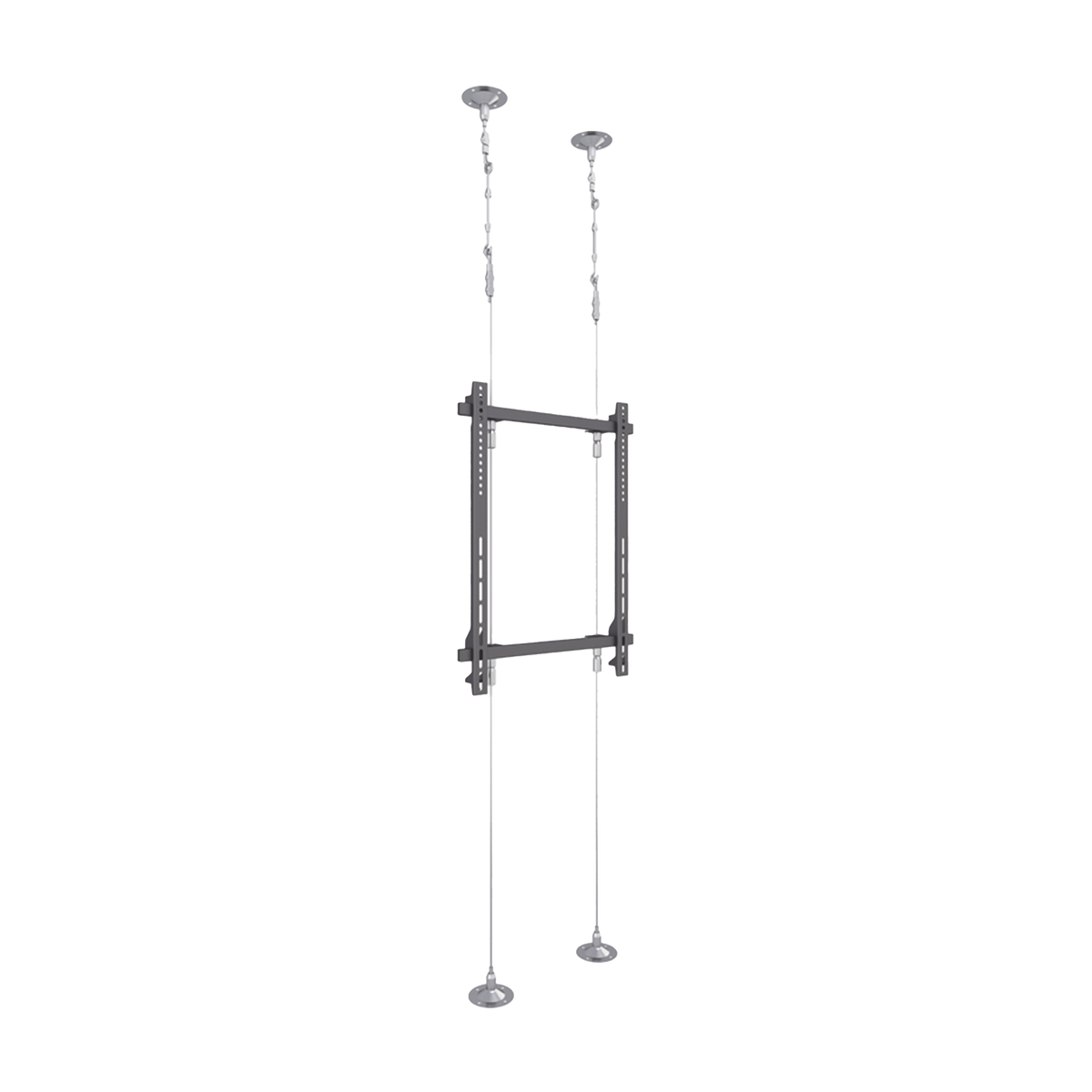 Montaje Cableado de Acero| Suelo a Techo| Capacidad Máx. de Carga 30kg| Para Pantallas de 32" ~ 75"| VESA 400 x 600