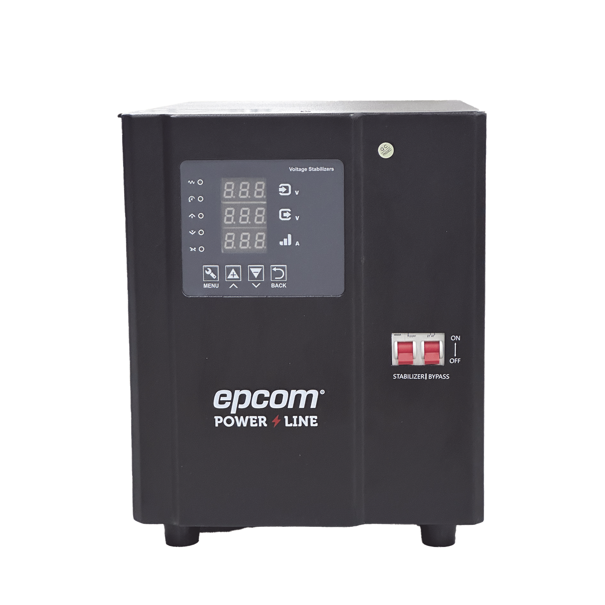 Regulador de Voltaje Industrial Monofásico Ferroresonante 3 kVA/3 kW 120 V / Entrada 96-144 Vca / Salida 117.6- 122.4 Vca