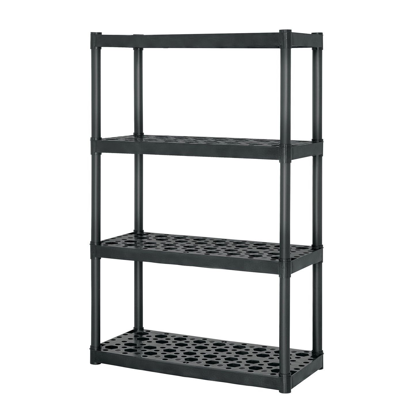 Estante plástico uso rudo 4 rep/cap. 70 Kg, 142x43x91,TRUPER