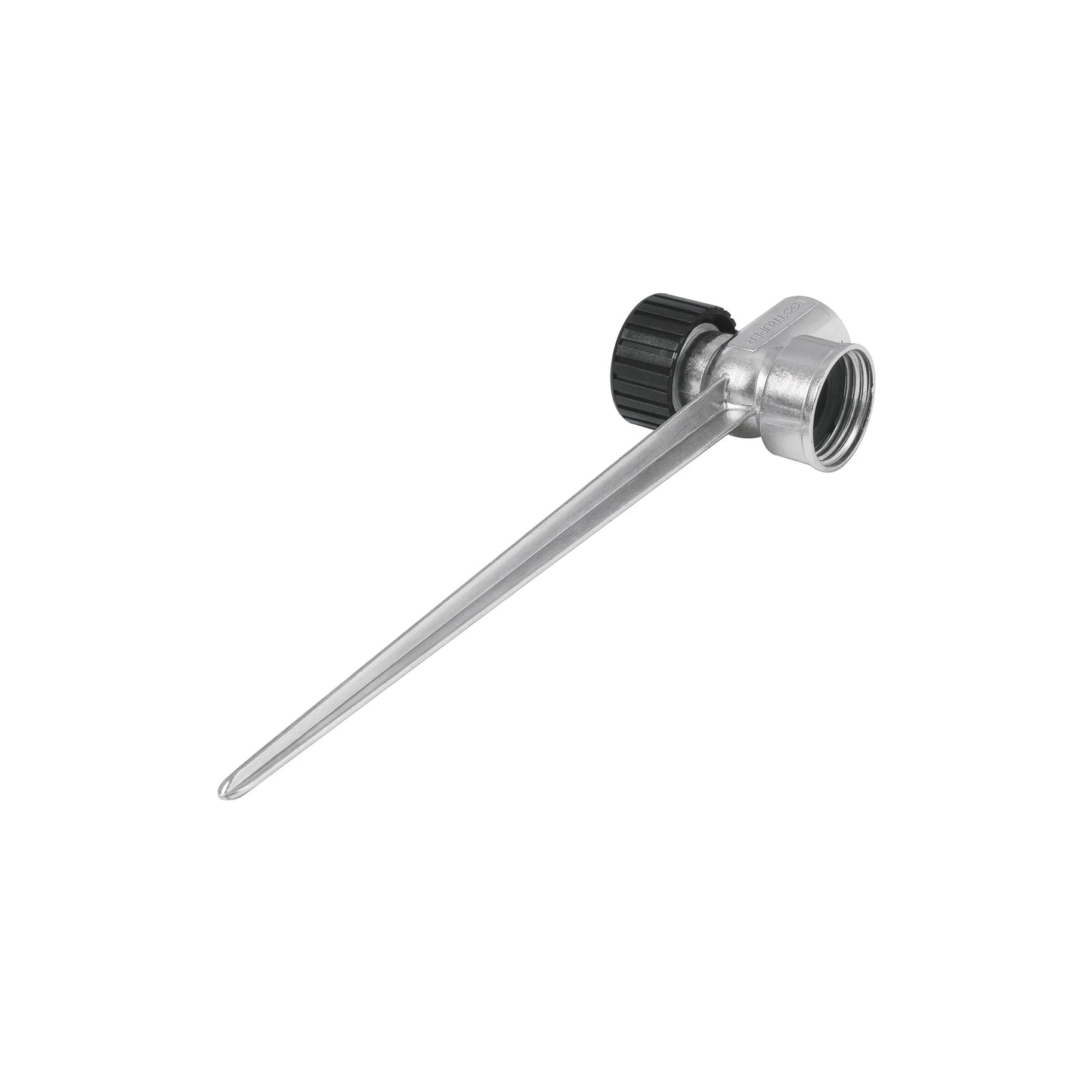 Estaca metálica universal 8' dos vías, para aspersor, Truper