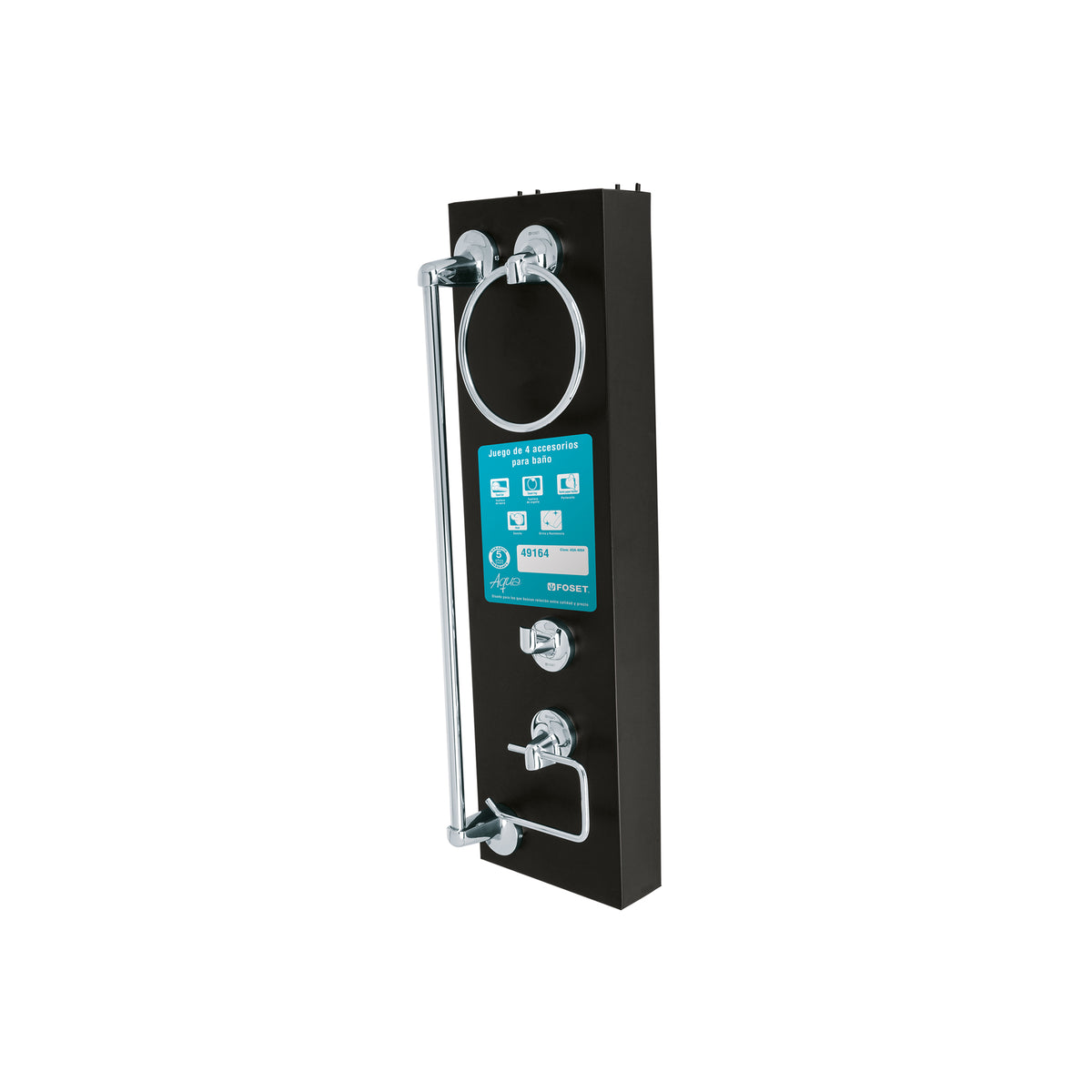 Exhibidor con jgo de acc AQA-4004, Foset