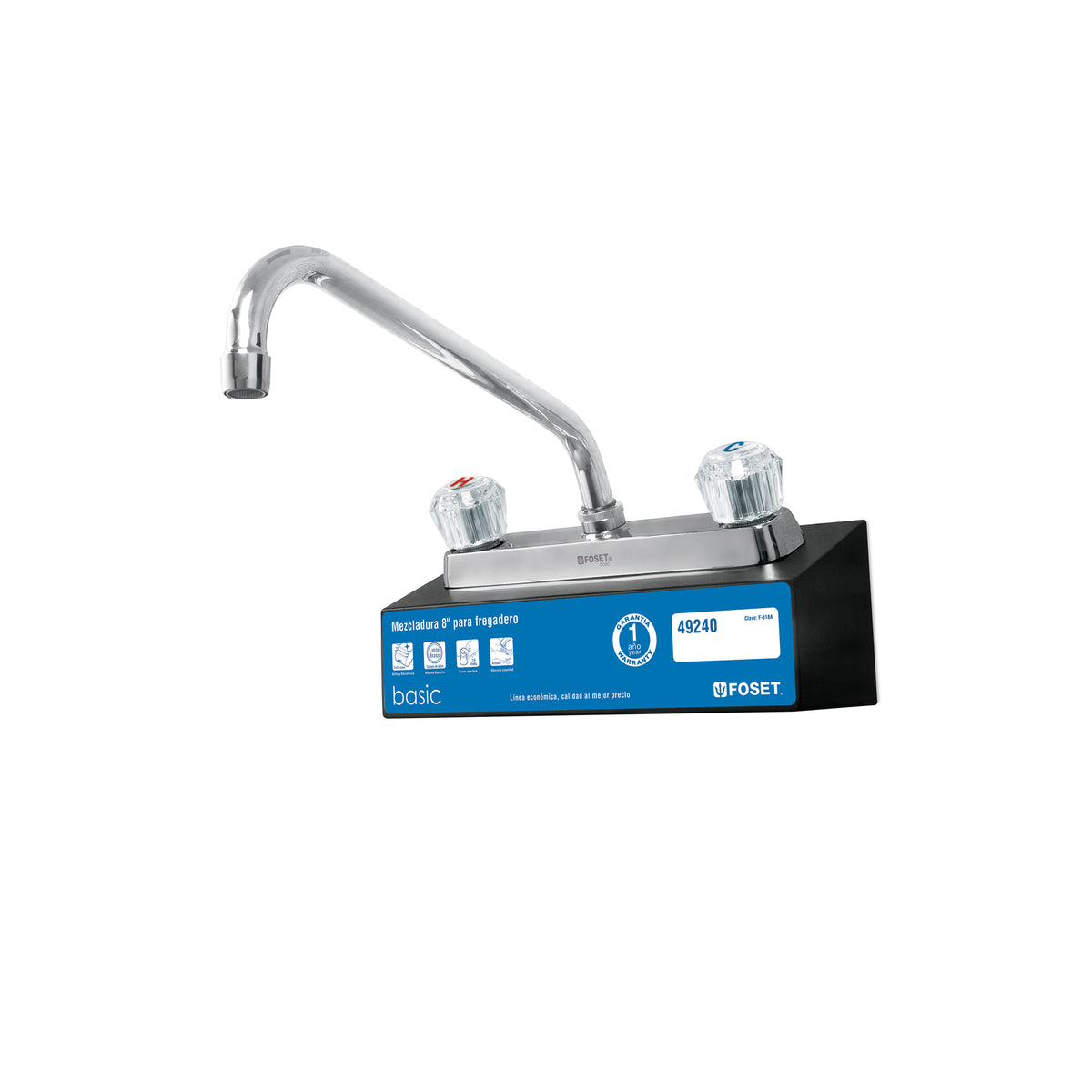 Exhibidor con mezcladora F-318A, Foset