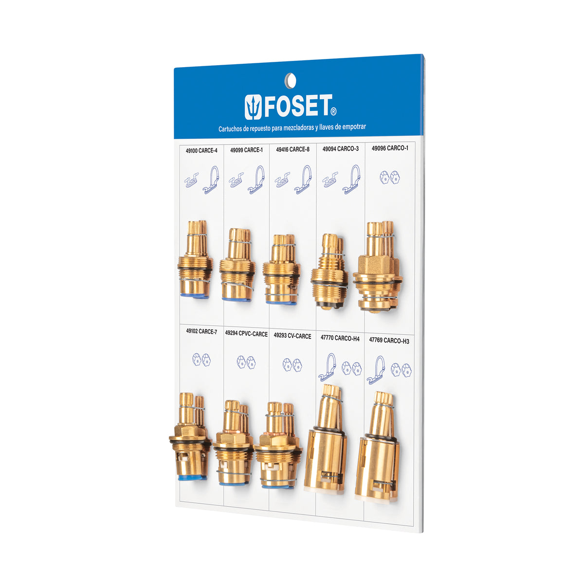 Exhibidor de cartuchos foset