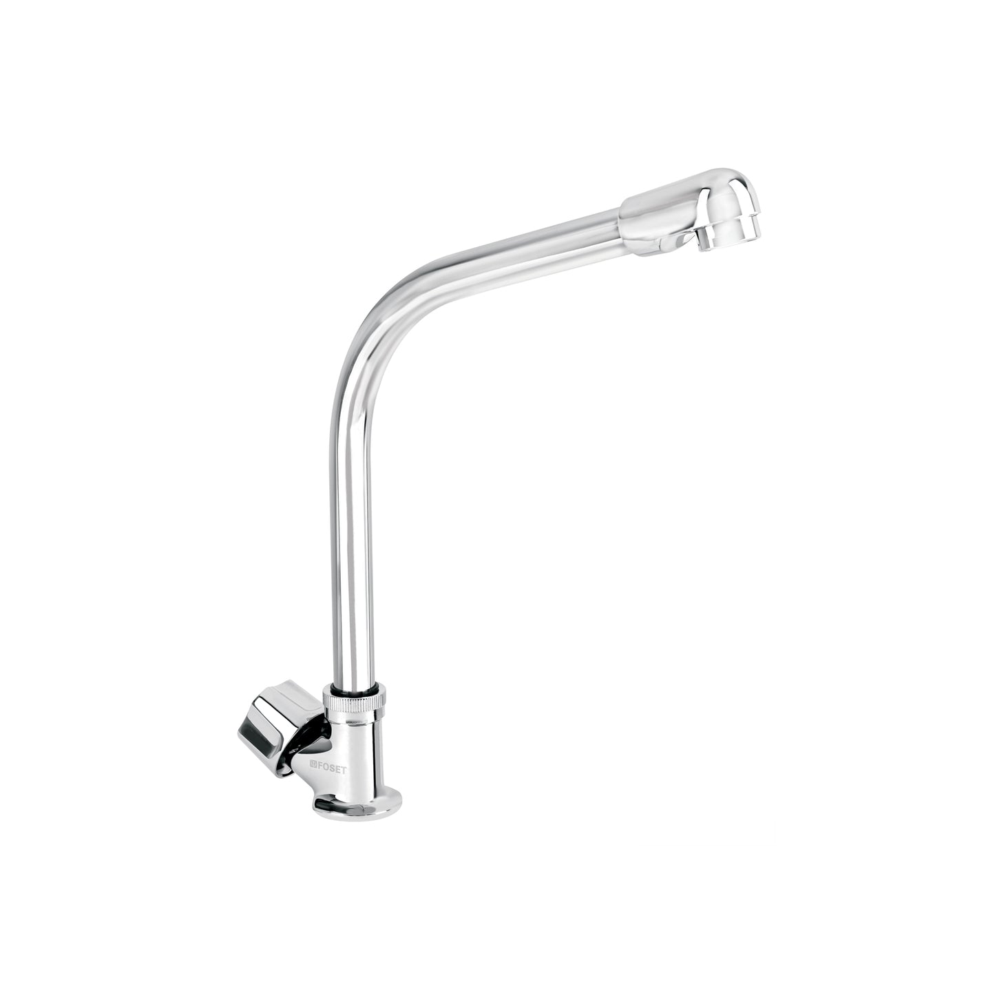 Llave individual fregadero, cuello cobra, hexagonal, BASIC