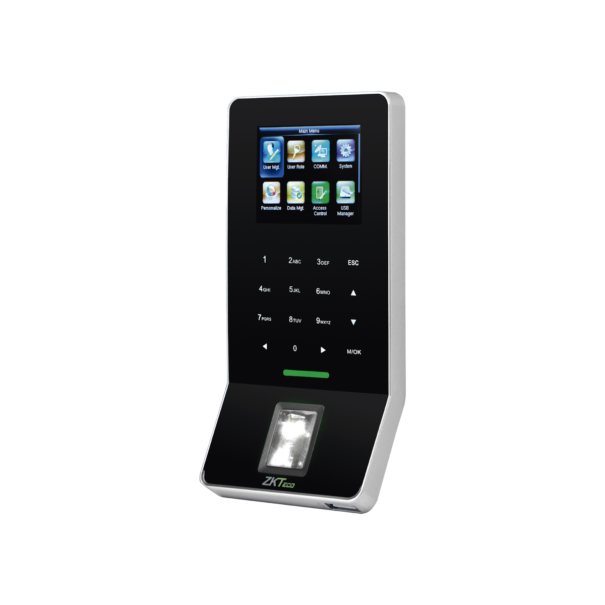 Terminal Biom�trica de Huella / 3,000 Huellas 5,000 Tarjetas / WiFi / Pantalla 2.4" / TCP/IP RS485 / ADMS / Control de 1 Puerta