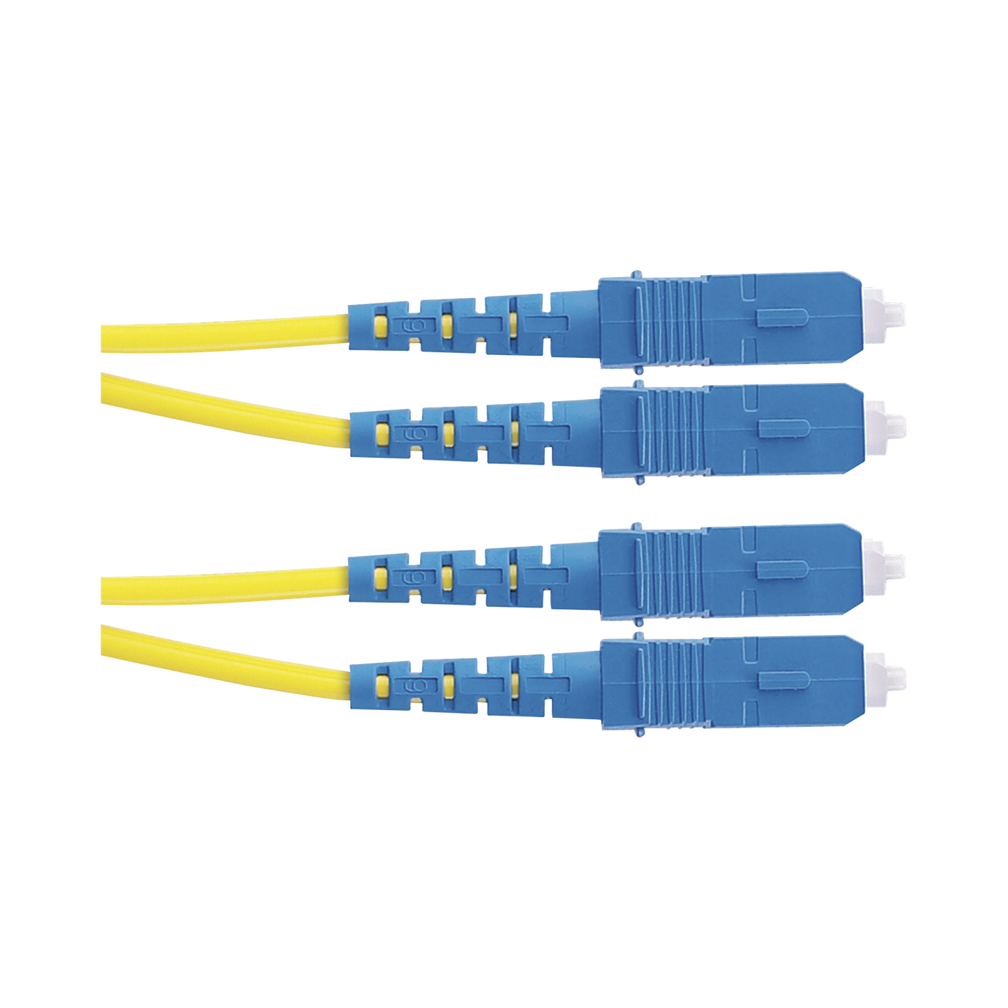 Jumper de Fibra Optica Monomodo 9/125 OS2, SC-SC Duplex, OFNR (Riser), Color Amarillo, 5 Metros (16.40 Pies)