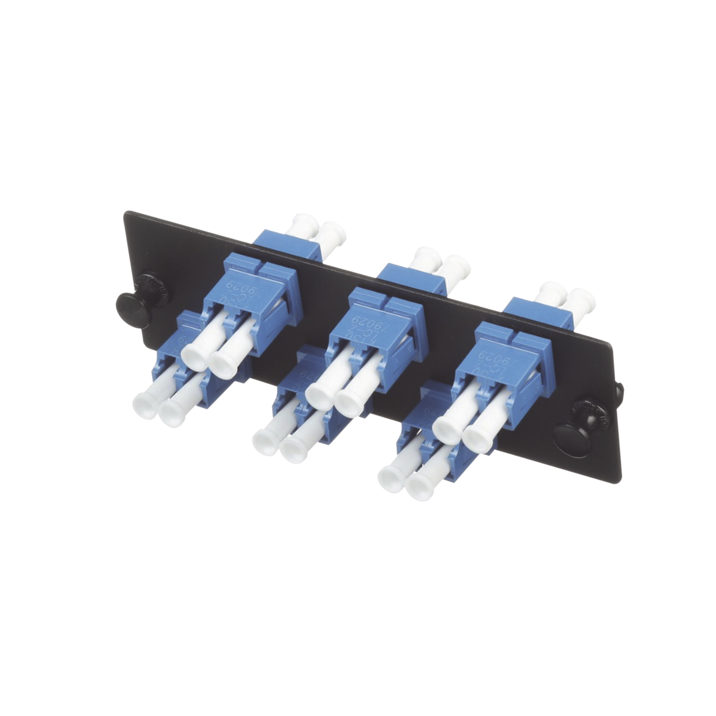 Placa Acopladora de Fibra �ptica FAP, con 6 Conectores LC Duplex (12 Fibras), para Fibra Monomodo OS1/OS2, Color Azul
