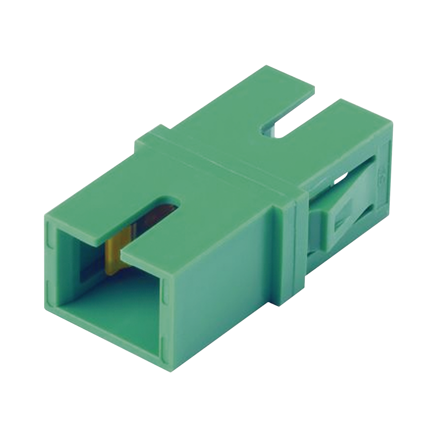 M�dulo Acoplador SC/APC Simplex, Para Fibra Monomodo, Color Verde
