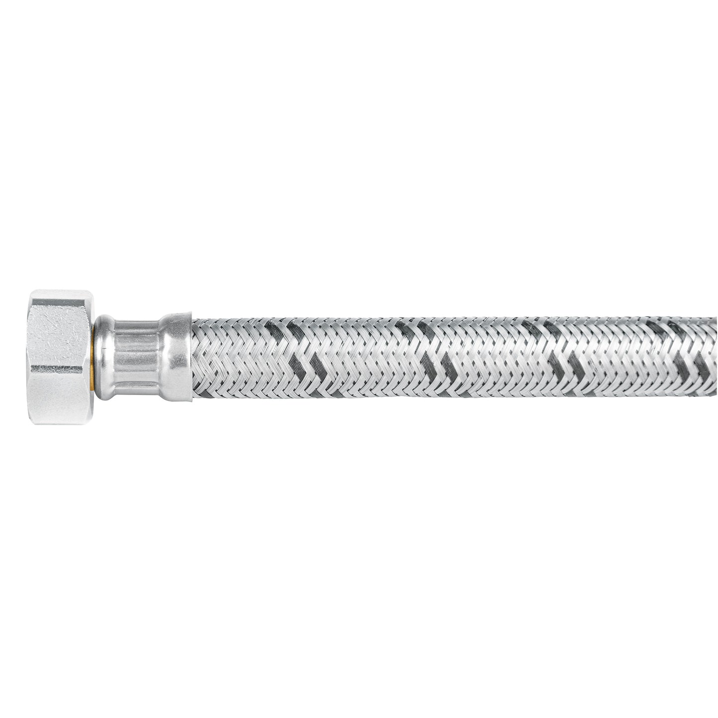 Manguera para boiler, acero inox, 1/2'x3/4', 150 cm, Foset