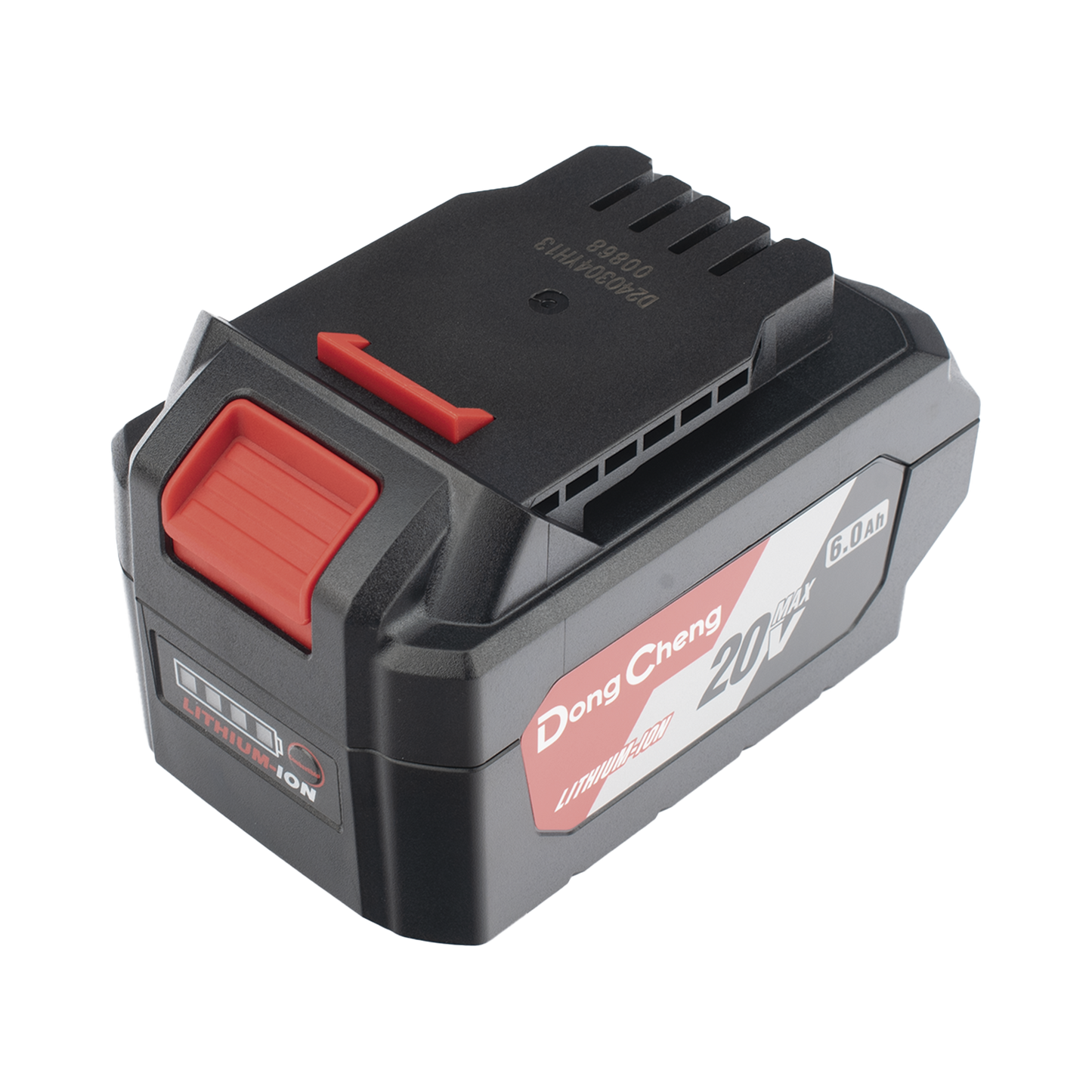 Bater�a de Litio 20V 6.0Ah / Indicador LED de Carga / Carcasa Reforzada / Compatible con Herramientas DONGCHENG 20V