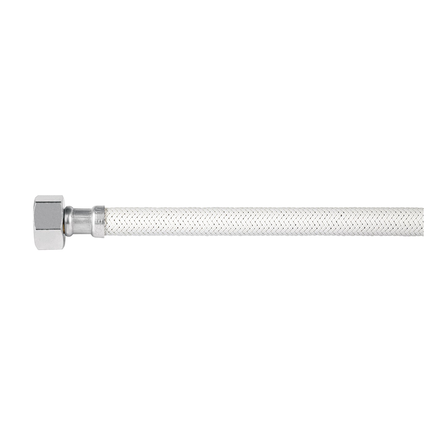 Manguera lavabo/fregadero, vinilo blanco, 1/2' x 1/2', 40 cm