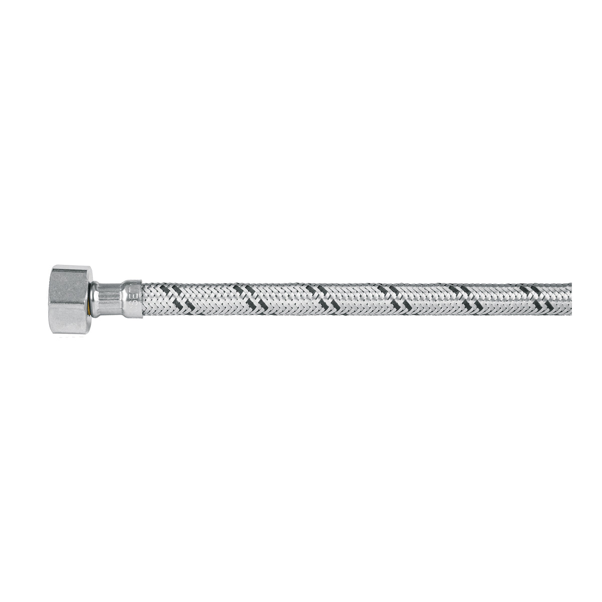 Manguera lavabo/fregadero, acero inox, 1/2' x 1/2', 40 cm