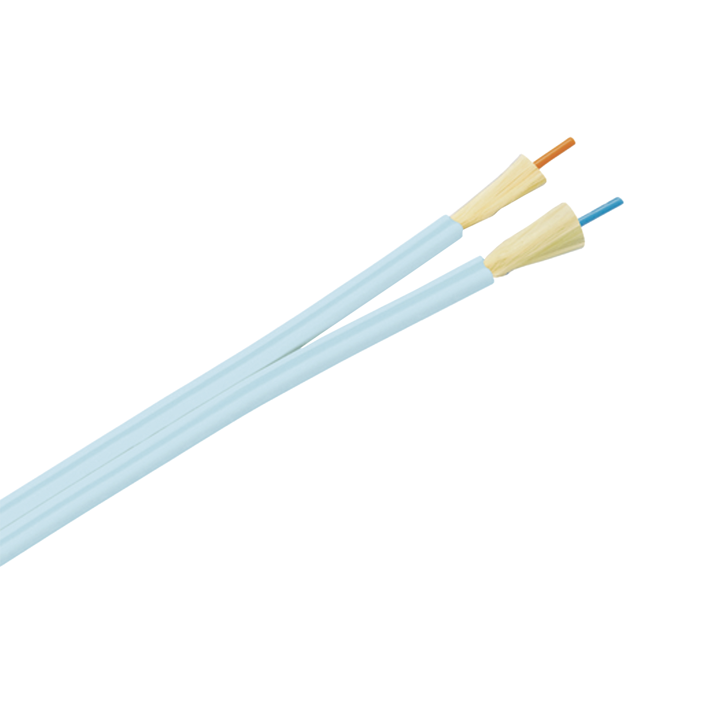 Cable de Fibra �ptica de 2 Hilos, Multimodo OM3 50/125 Optimizada, Interior, Tight Buffer 900um, No Conductiva (Diel�ctrica), OFNP (Plenum), Precio Por Metro