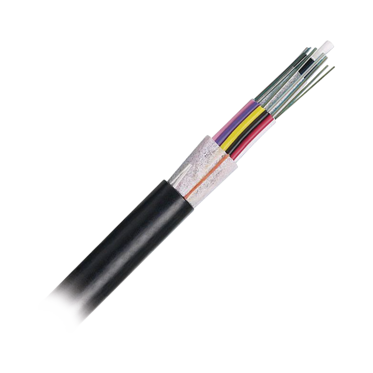 Cable de Fibra �ptica 12 Hilos, OSP (Planta Externa), No Armada (Diel�ctrica), MDPE (Polietileno de Media Densidad), Multimodo OM3 50/125 Optimizada, Precio Por Metro