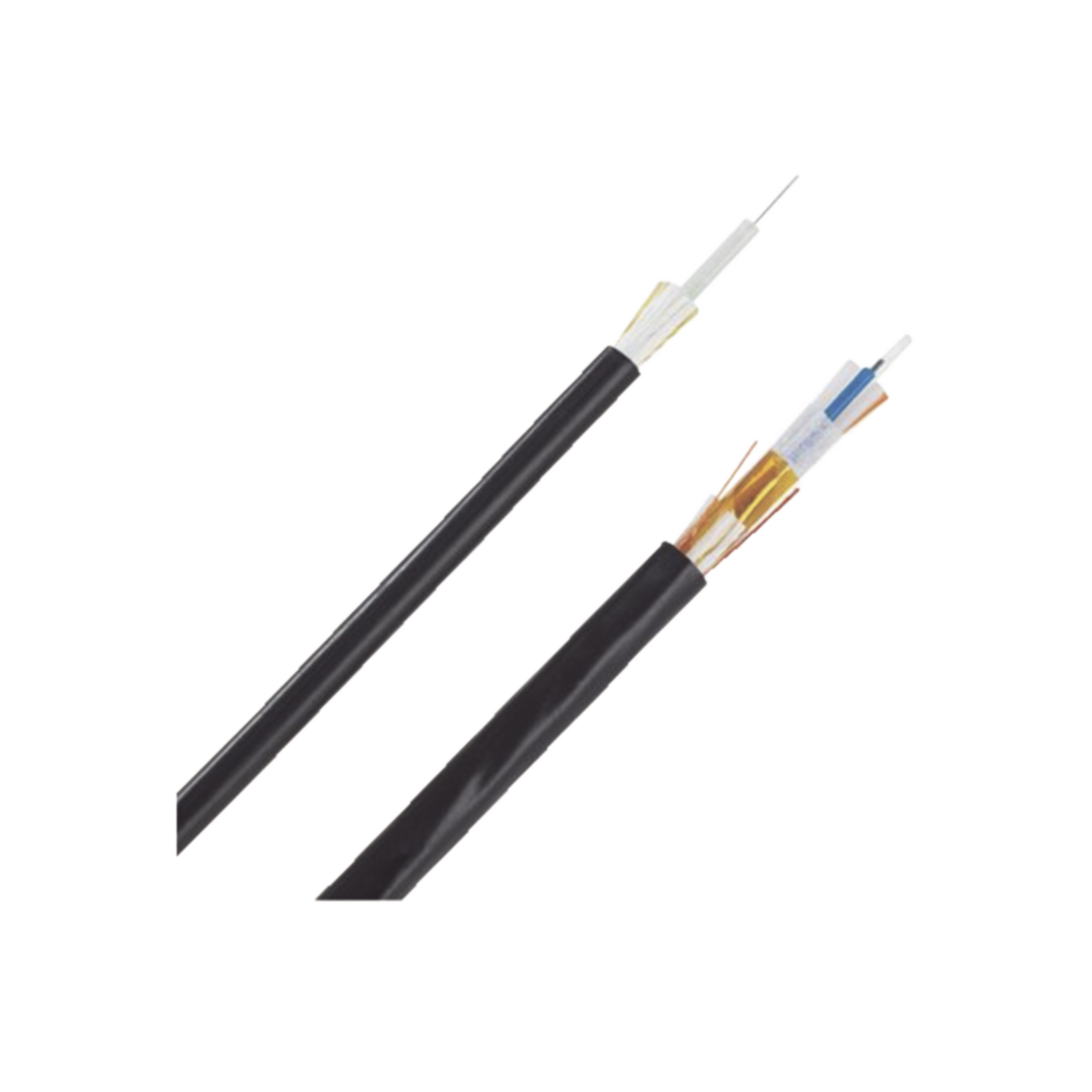 Cable de Fibra �ptica de 6 Hilos, Monomodo OS2, Interior/Exterior, Loose Tube 250um, No Conductiva (Diel�ctrica), OFNR (Riser), Precio Por Metro