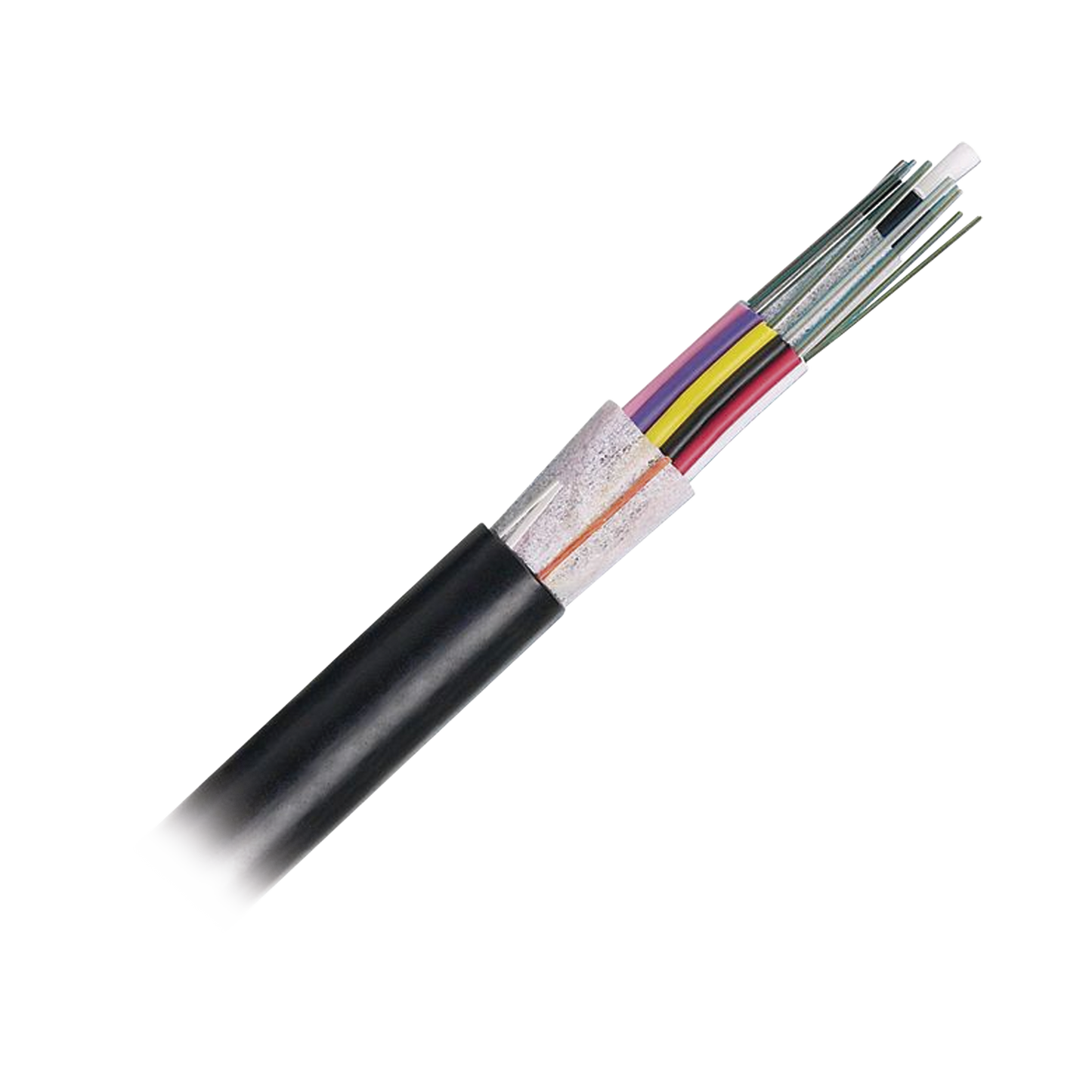 Cable de Fibra �ptica de 6 Hilos, OSP (Planta Externa), No Armada (Diel�ctrica), 250um, Monomodo OS2, Precio Por Metro