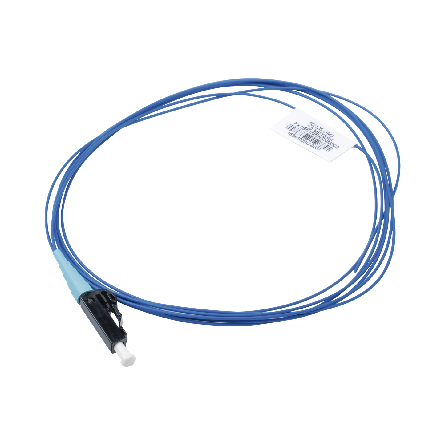 Pigtail de Fibra �ptica LC Simplex, Multimodo OM4 50/125, 900um, Color Aqua, 2 Metros (6.56 Pies)
