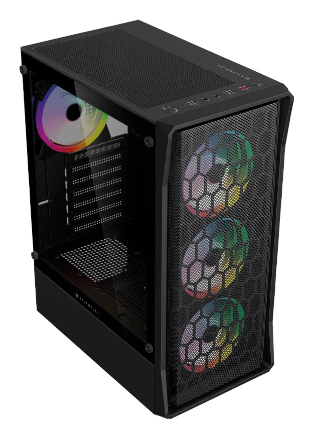 Gabinetes Gaming Balam Rush DRAGONFLY HEX GM560 - Vista 5