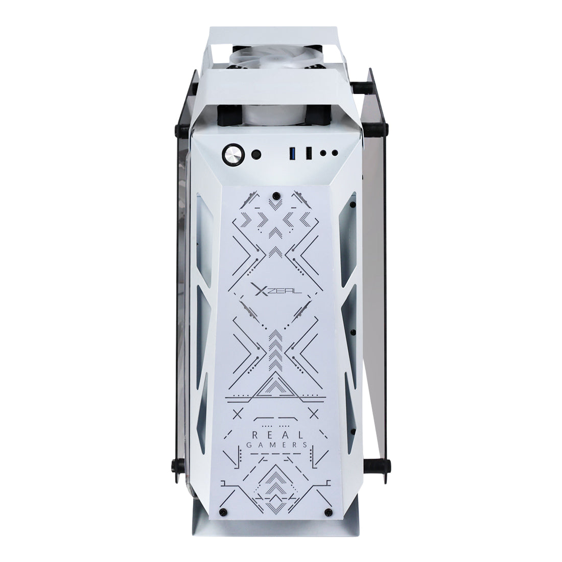 Gabinete Gamer Xzeal XZGAIRRGBW - Vista 5