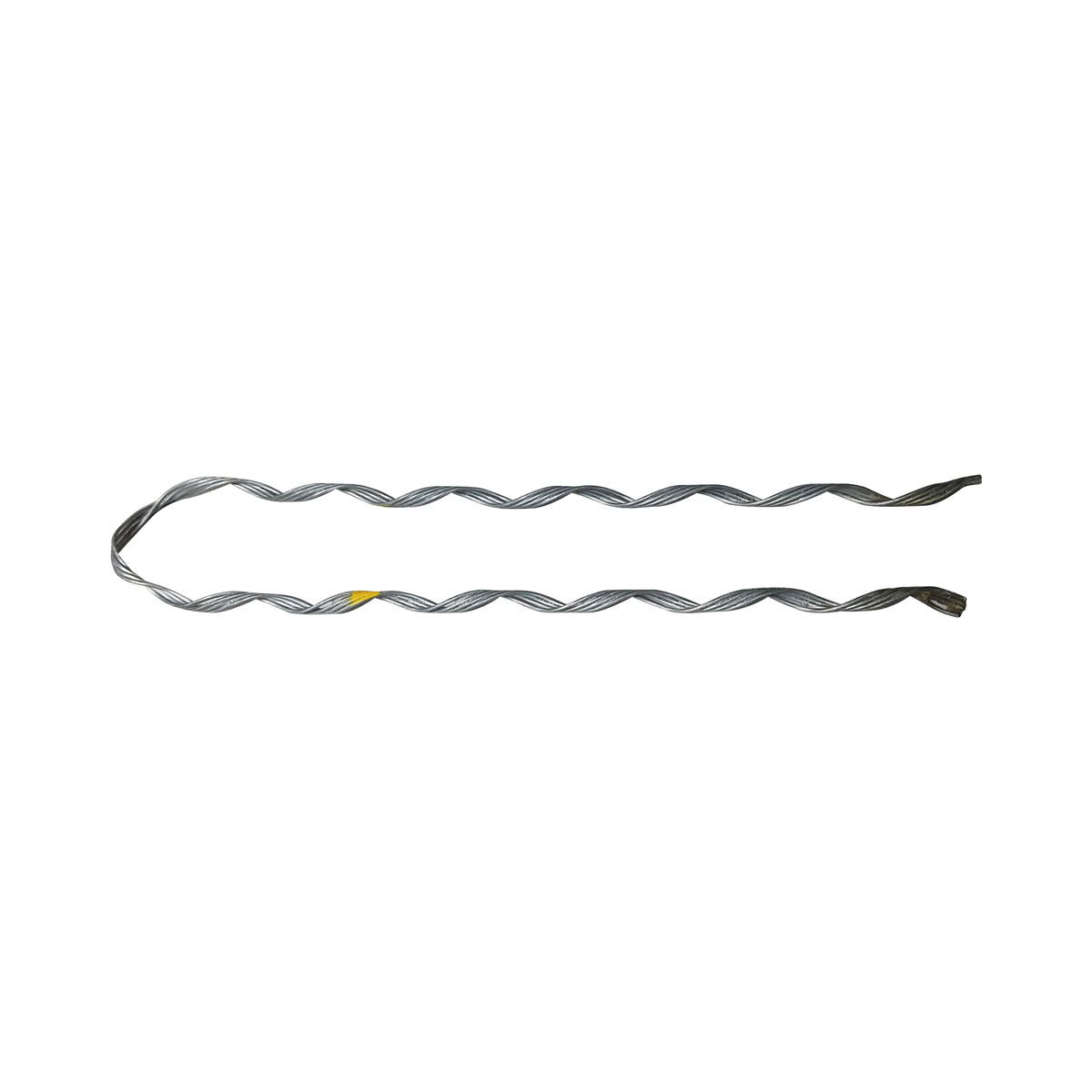 Remate Preformado de Acero Galvanizado para fibra Mini-ADSS, Diámetros 6-7 mm (Estructura de 4 hilos con Polvo Abrasivo)