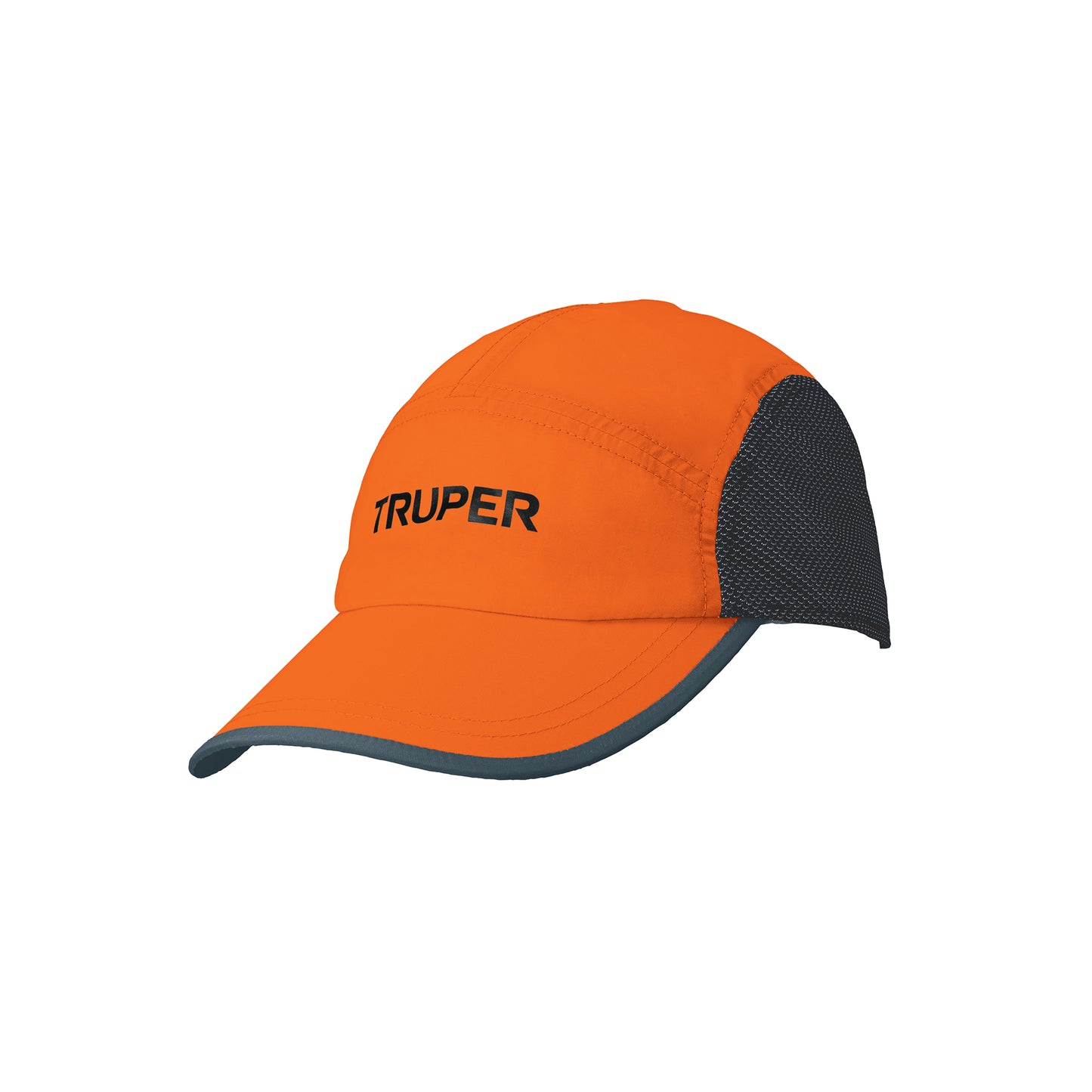 Gorra color naranja, 100% poliéster, Truper