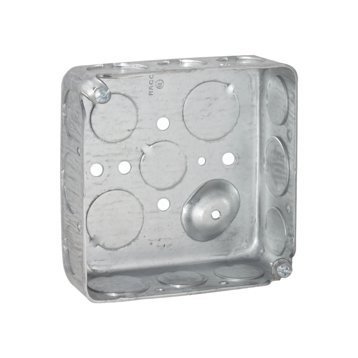 Caja Cuadrada 4 x 4"/ Profundidad 1- 1/2"/ Cuenta con 11 Entradas de 1/2" y 6 de 3/4"..