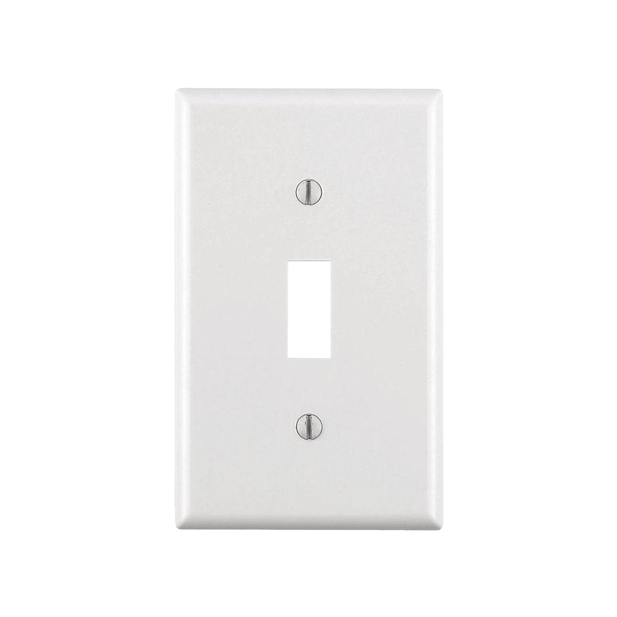 Placa para Interruptor de Palanca / Color Blanco.