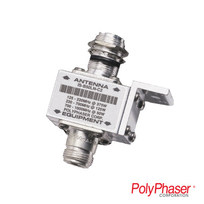 Protector Coaxial RF / 125-1000 MHz / 50 ? / Conectores N Hembra / Bloqueo DC / 40 kA
